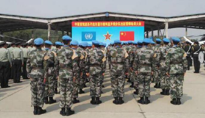 Первое вертолетное подразделение китайских миротворческих сил выполнило транспортировочную миссию