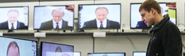 Путин перед выборами заполнил весь эфир