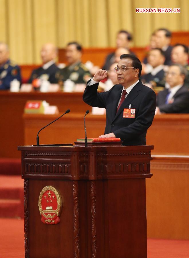 Ли Кэцян одобрен в качестве премьера Госсовета КНР
