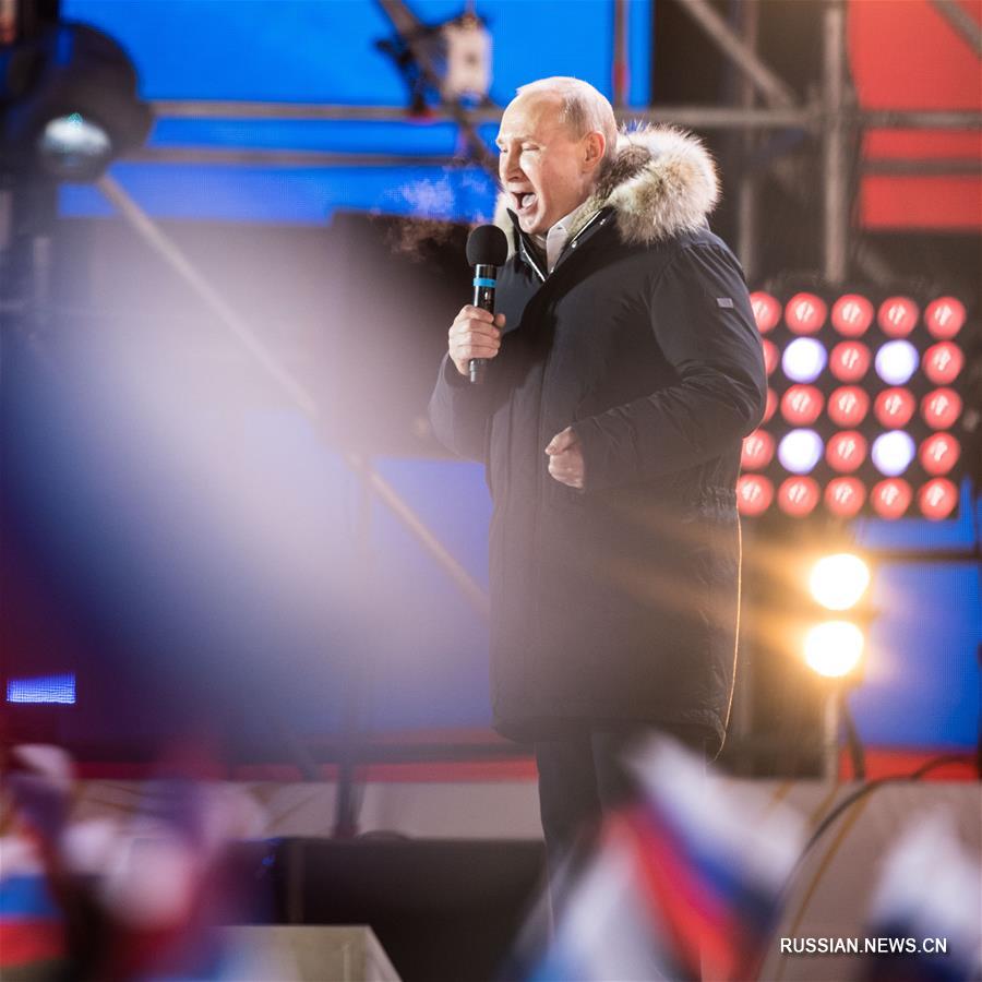 Владимир Путин победил на президентских выборах в России