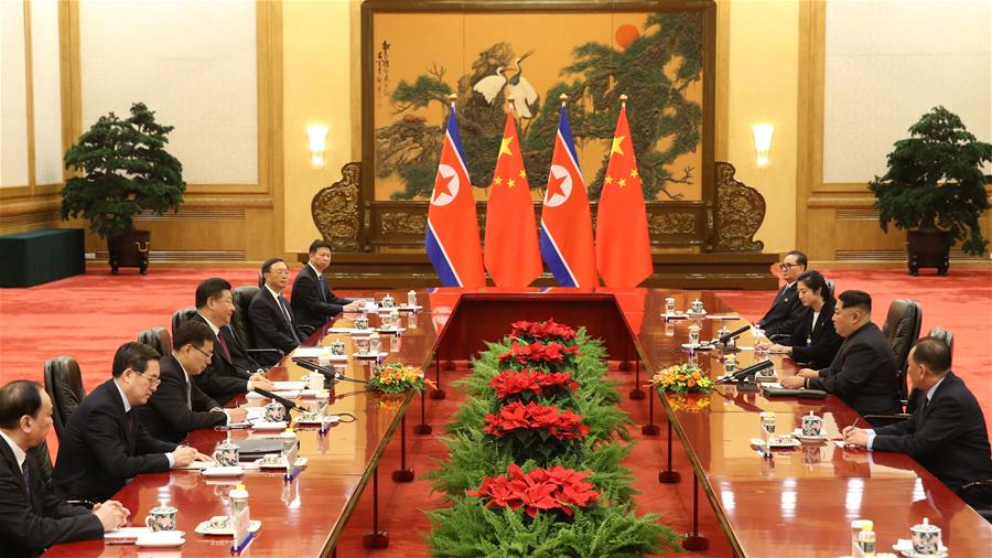 Си Цзиньпин и Ким Чен Ын провели переговоры
