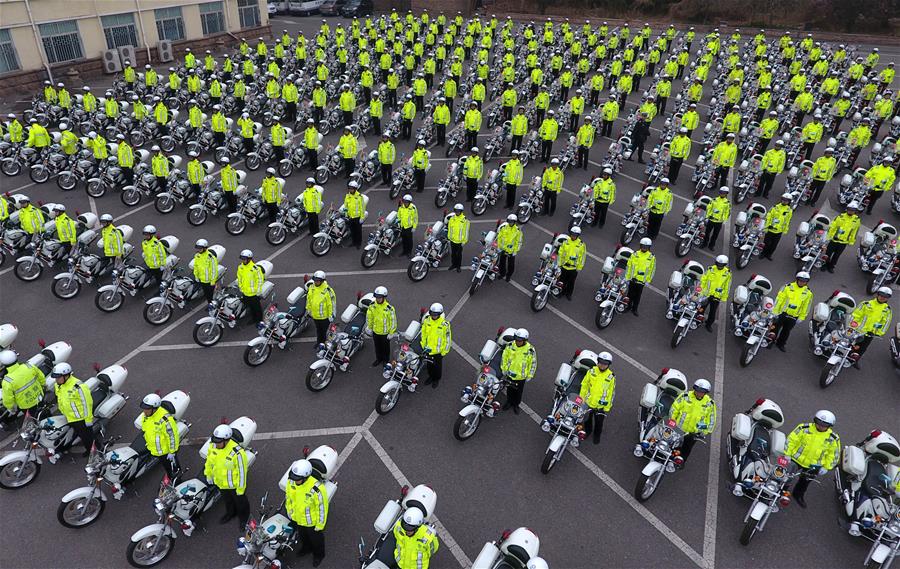 Дорожная полиция в Циндао получила новые мотоциклы