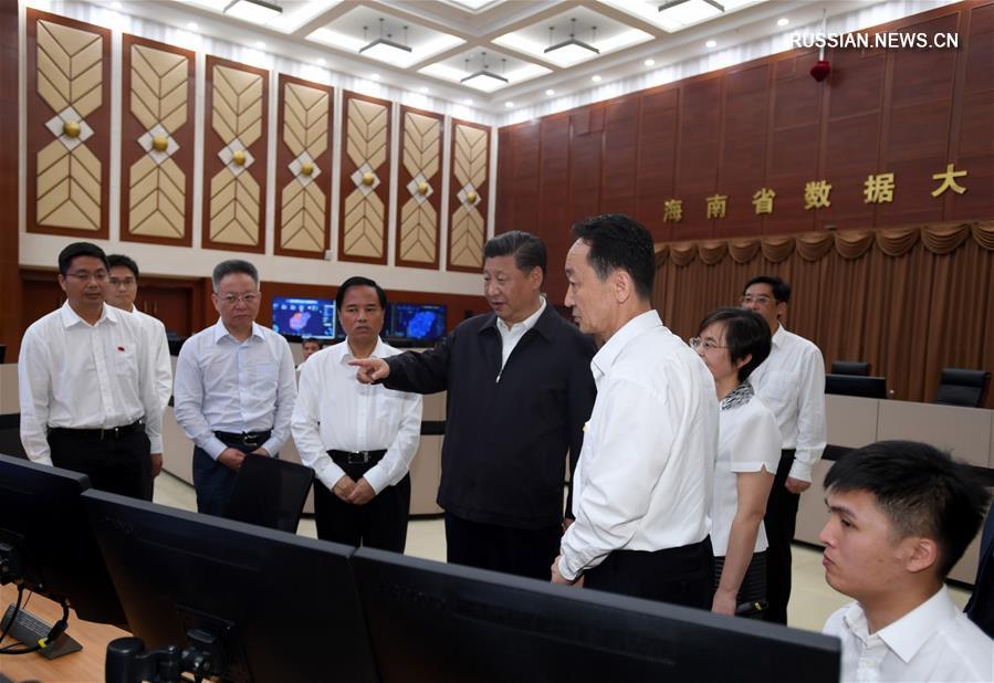 Си Цзиньпин совершил инспекцию в провинцию Хайнань