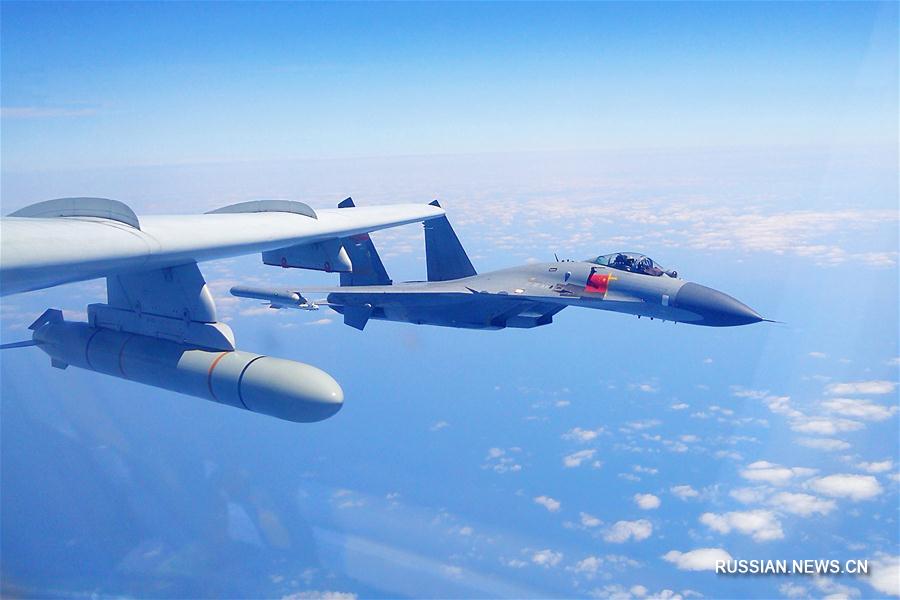 Самолеты ВВС НОАК совершили облет Тайваня