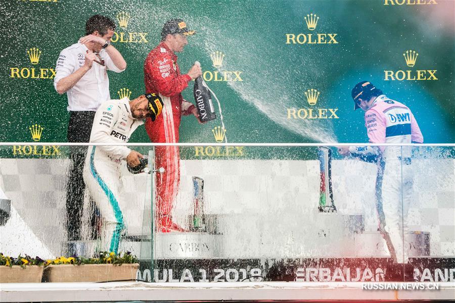 Автоспорт -- "Формула-1" 2018: Л.Хэмилтон победил на Гран-при Азербайджана 