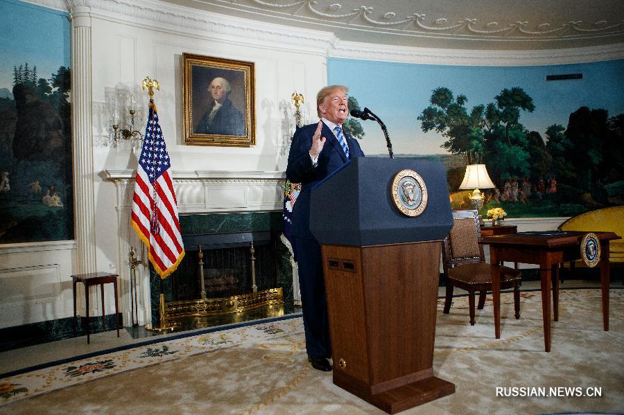 Д.Трамп заявил о выходе из ядерного соглашения с Ираном