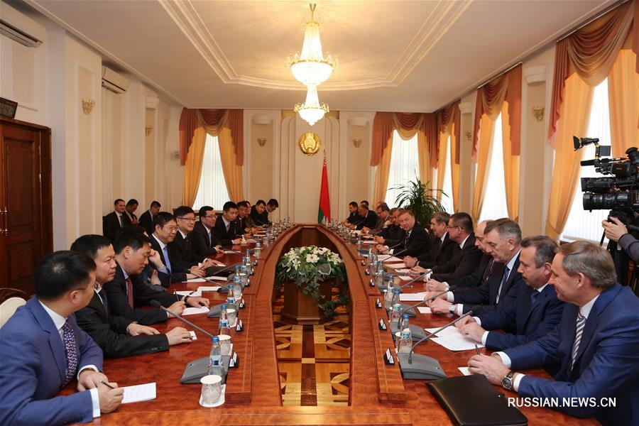 Премьер-министр Беларуси Андрей Кобяков встретился с президентом китайской корпорации CITIC Group Ван Цзюном