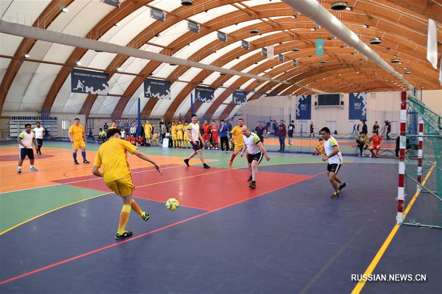 В Астане прошел товарищеский турнир по мини-футболу дипмиссий стран-членов ШОС