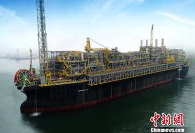 Китай передал  Бразилии самостоятельно разработанную морскую плавучую установку по добыче и выгрузке нефти