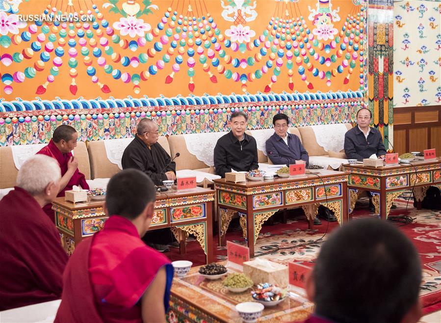 Ван Ян посетил с инспекцией Ганьнань-Тибетский автономный округ провинции Ганьсу