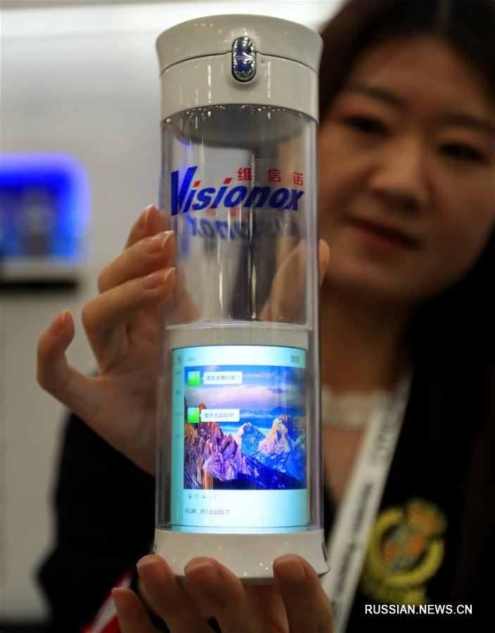 Китайская компания Visionox продемонстрировала гибкие дисплеи AMOLED