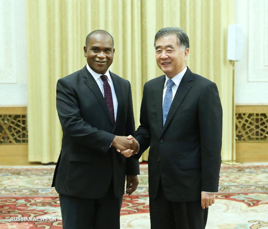 Ван Ян встретился с министром иностранных дел Буркина-Фасо Альфой Барри