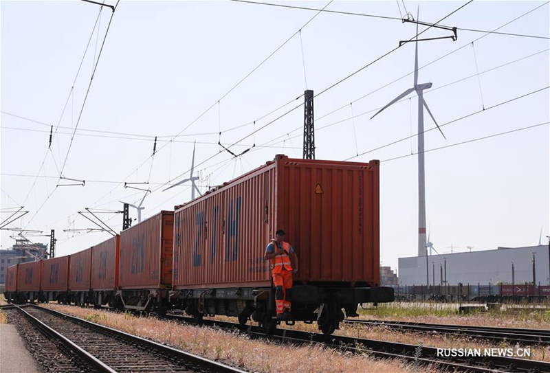 Гамбург -- важный транспортный узел сети международных грузовых железнодорожных перевозок "Китай -- Европа"