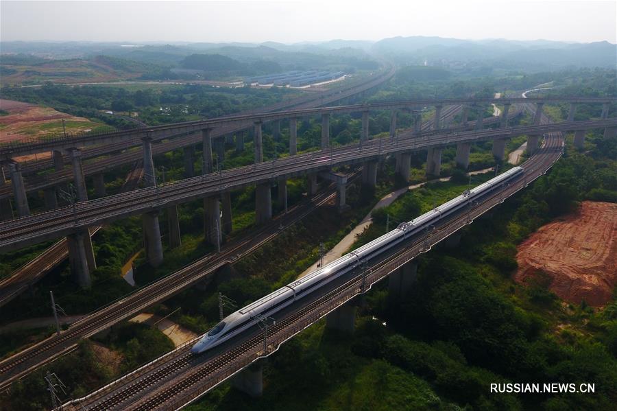 Строительство сети железных дорог в Гуанси-Чжуанском АР
