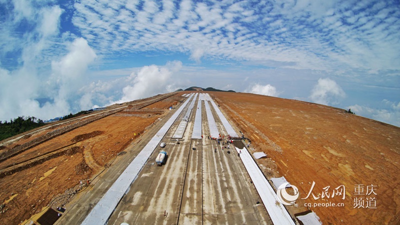 Строительство высокогорного аэропорта Ушань скоро завершится