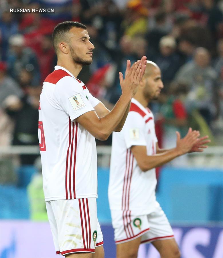 Футбол -- ЧМ-2018, группа B: Испания свела вничью матч с Марокко