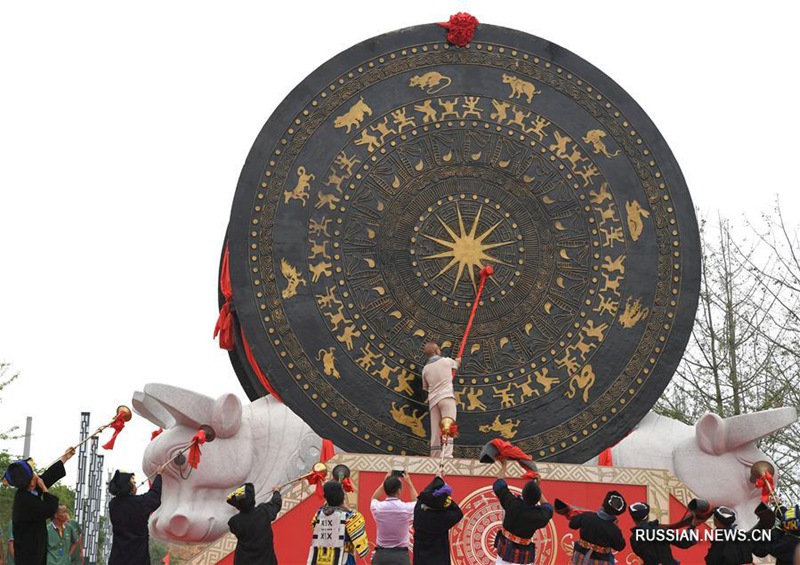 Медный барабан из уезда Хуаньцзян внесен в Книгу рекордов Гиннесса