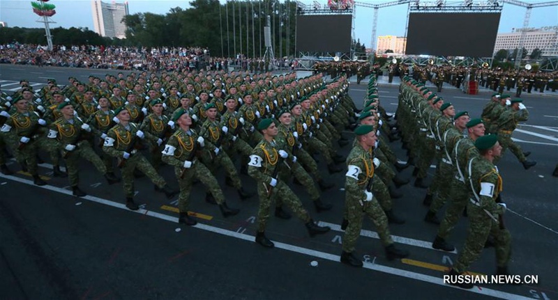 В Минске прошла генеральная репетиция парада ко Дню независимости