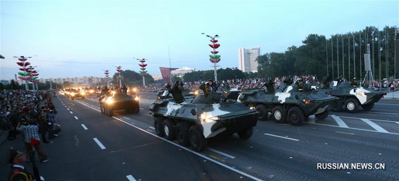 В Минске прошла генеральная репетиция парада ко Дню независимости
