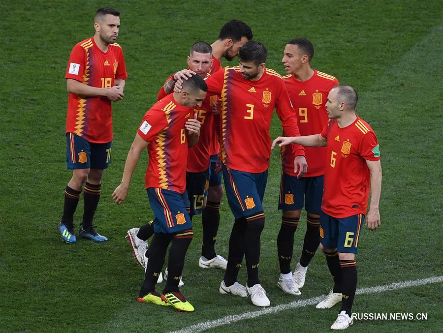 Футбол -- ЧМ-2018, 1/8 финала: Испания выбыла из турнира, проиграв по пенальти России