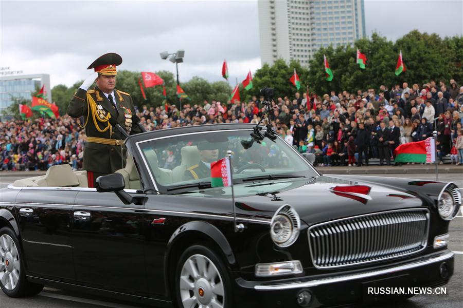 Торжественный парад в честь Дня независимости Беларуси прошел в Минске