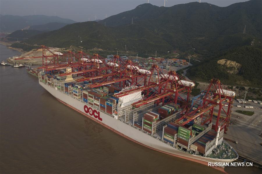 Порт Нинбо-Чжоушань стремительно развивался в первой половине 2018 года