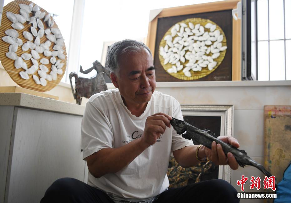 Китайский художник создает 3D-изображения из тонколистового железа