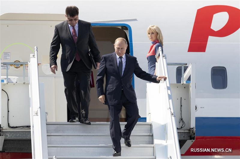 Президент РФ В.Путин прибыл в Хельсинки