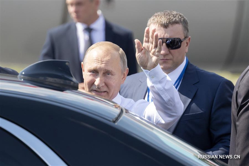 Президент РФ В.Путин прибыл в Хельсинки