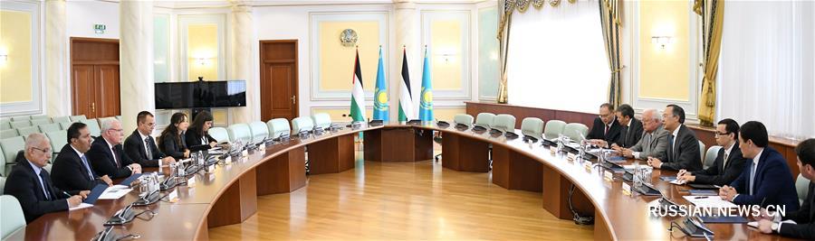 Состоялся первый официальный визит в Казахстан министра иностранных дел Палестины Р.аль-Мальки