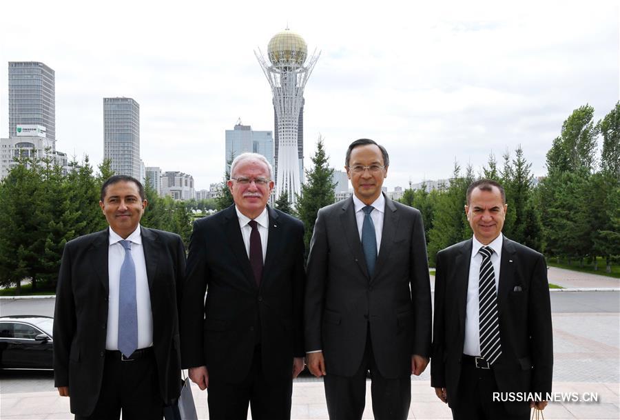 Состоялся первый официальный визит в Казахстан министра иностранных дел Палестины Р.аль-Мальки