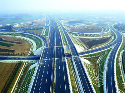 Автодорожное строительство Китая стремительно развивается 