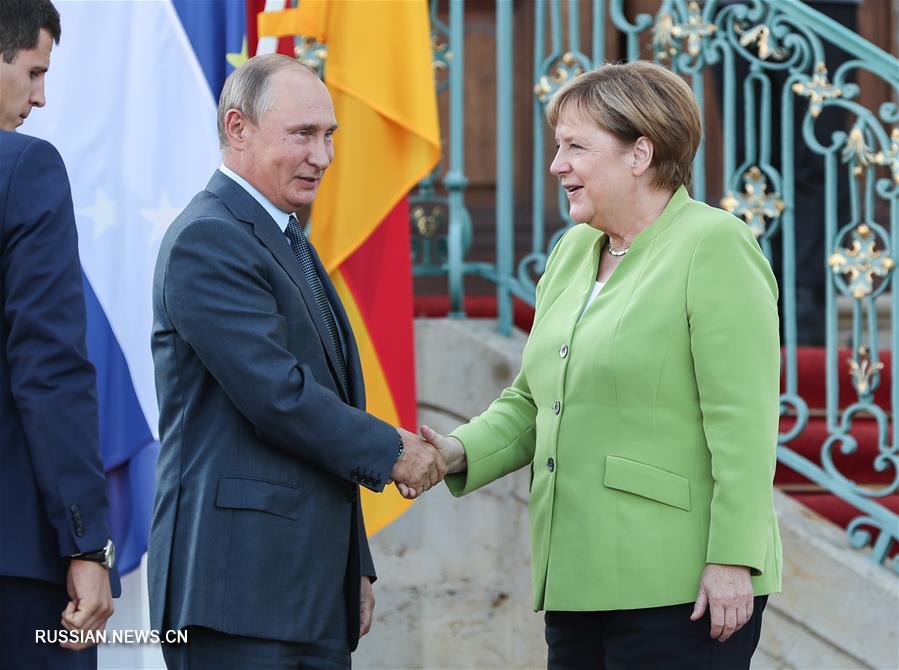 В. Путин и А. Меркель на переговорах обсудили острые вопросы