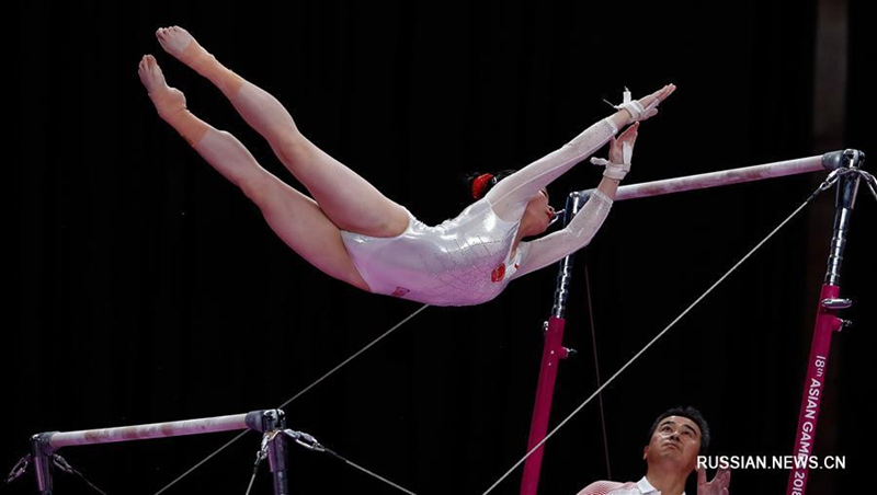 18-е Азиатские игры -- Спортивная гимнастика: китайские гимнастки стали чемпионками в командных соревнованиях