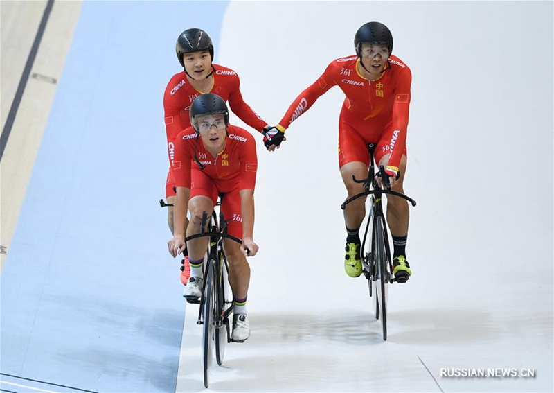 18-е Азиатские игры -- Командные велогонки среди мужчин: первое место занял Китай