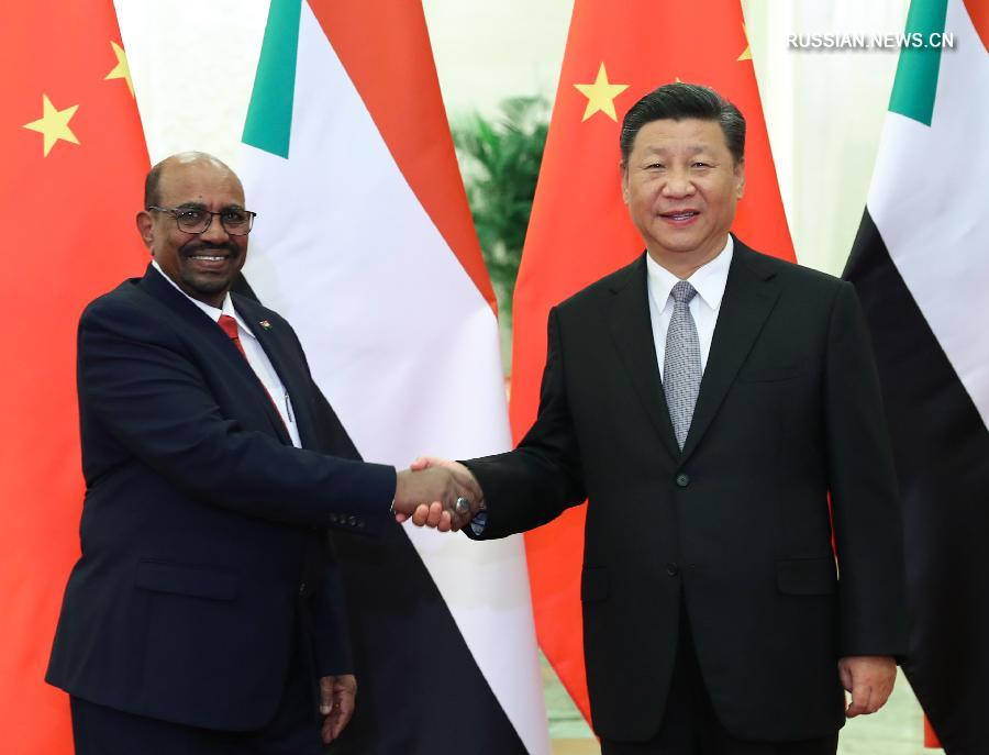 Си Цзиньпин встретился с президентом Судана Омаром аль-Баширом
