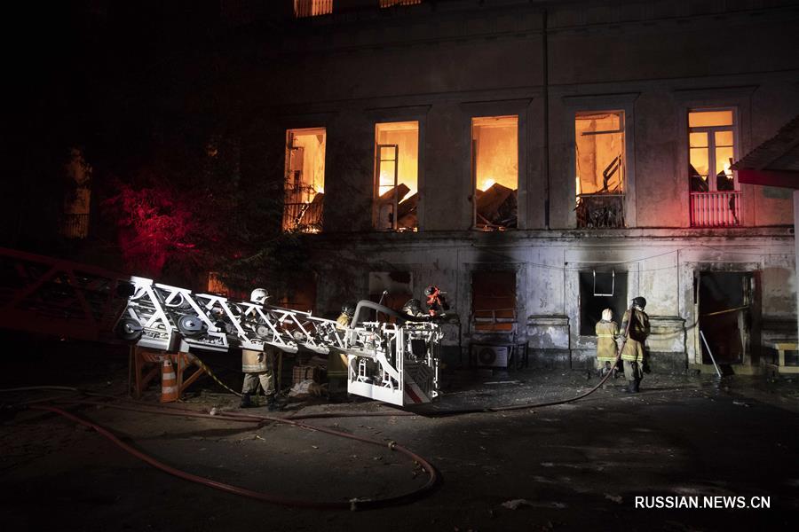 Национальный музей Бразилии пострадал от сильного пожара
