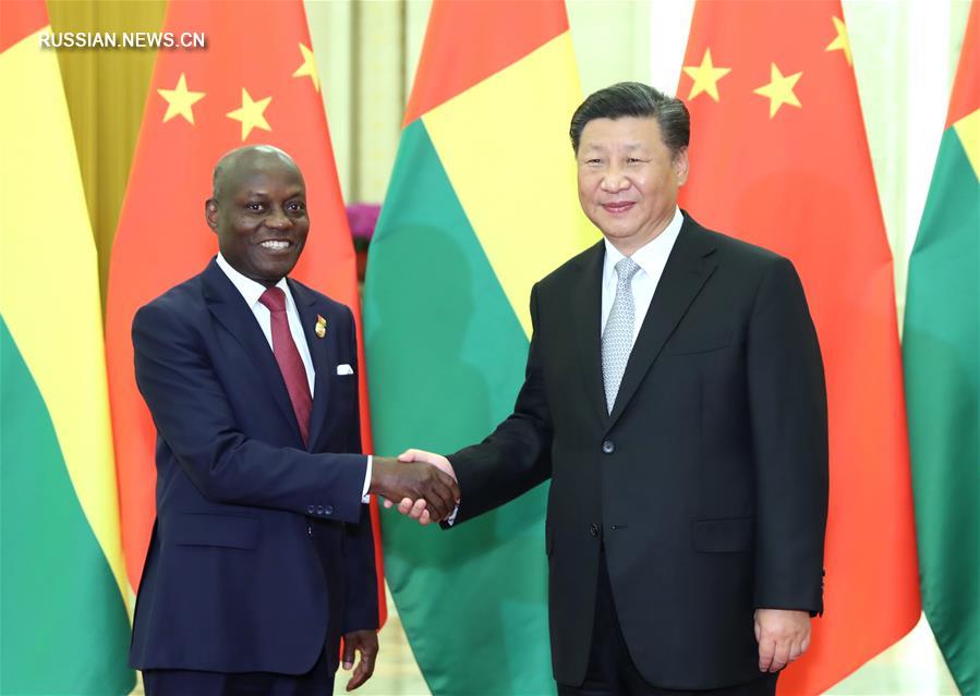 Си Цзиньпин встретился с президентом Гвинеи-Бисау