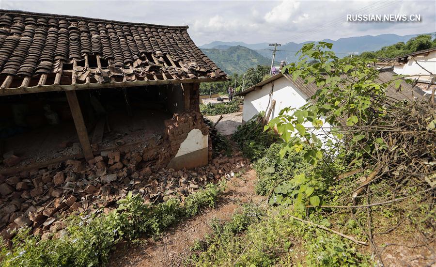 В результате землетрясения в провинции Юньнань ранены 28 человек