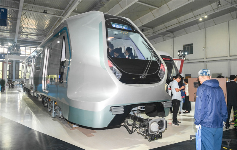 В Китае представили новое поколение умных поездов метро