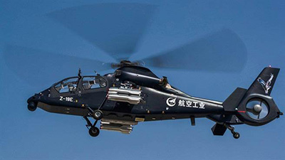 Китай приступает к серийному производству экспортной модели военного вертолета Z-19E отечественной разработки