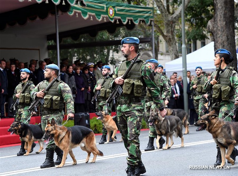 В Португалии прошел военный парад в ознаменование столетия окончания Первой мировой войны