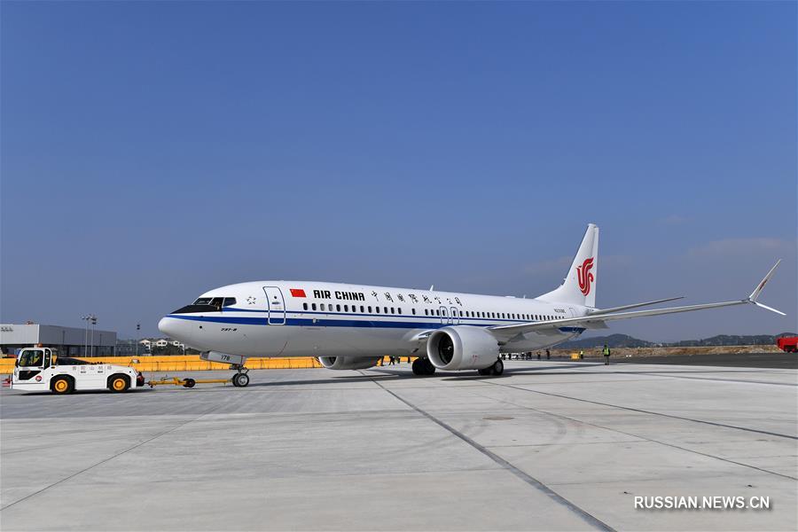 Центр окончательной сборки самолетов "Боинг-737" в городе Чжоушань в декабре завершит выполнение первого заказа 