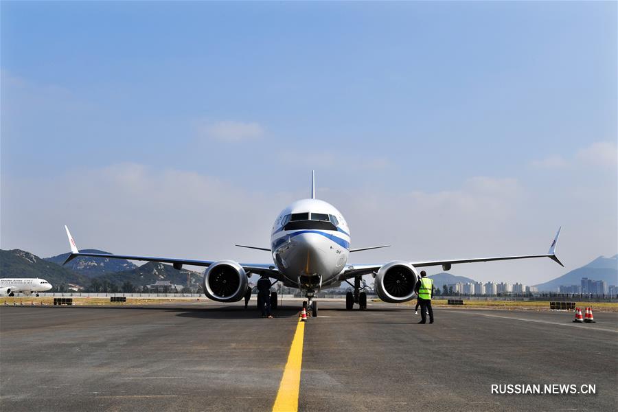 Центр окончательной сборки самолетов "Боинг-737" в городе Чжоушань в декабре завершит выполнение первого заказа 