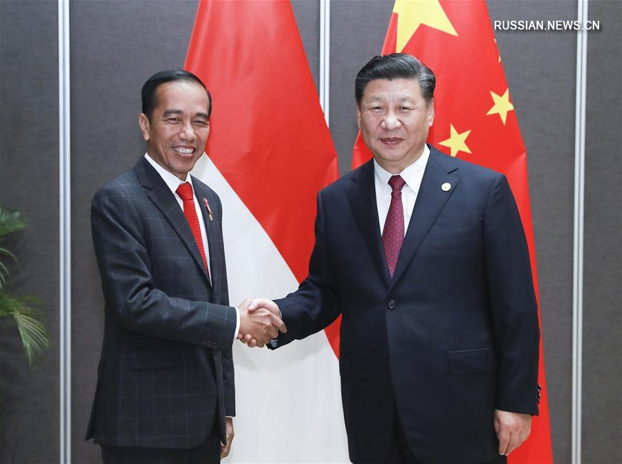 Си Цзиньпин встретился с президентом Индонезии Джоко Видодо