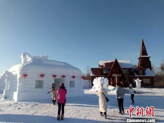 Открылся Парк снежных скульптур на самом Севере Китая