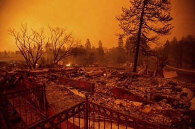 Природный пожар в Калифорнии полностью локализован