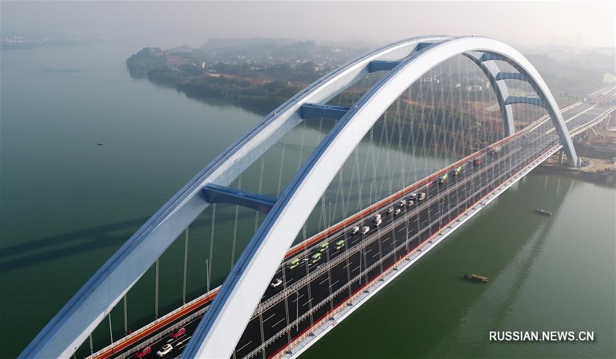 Новый мост открыли в городском округе Лючжоу