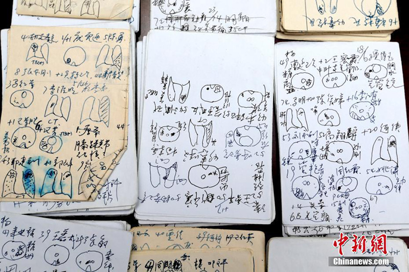 Китайский врач нарисовал десять тысячи легких человека за 32 года