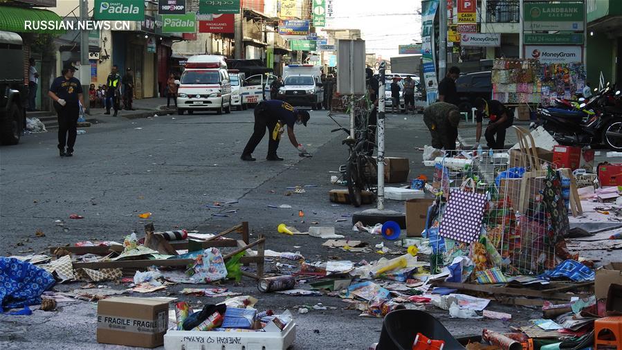 При взрыве на юге Филиппин погибли два человека, еще 21 пострадал